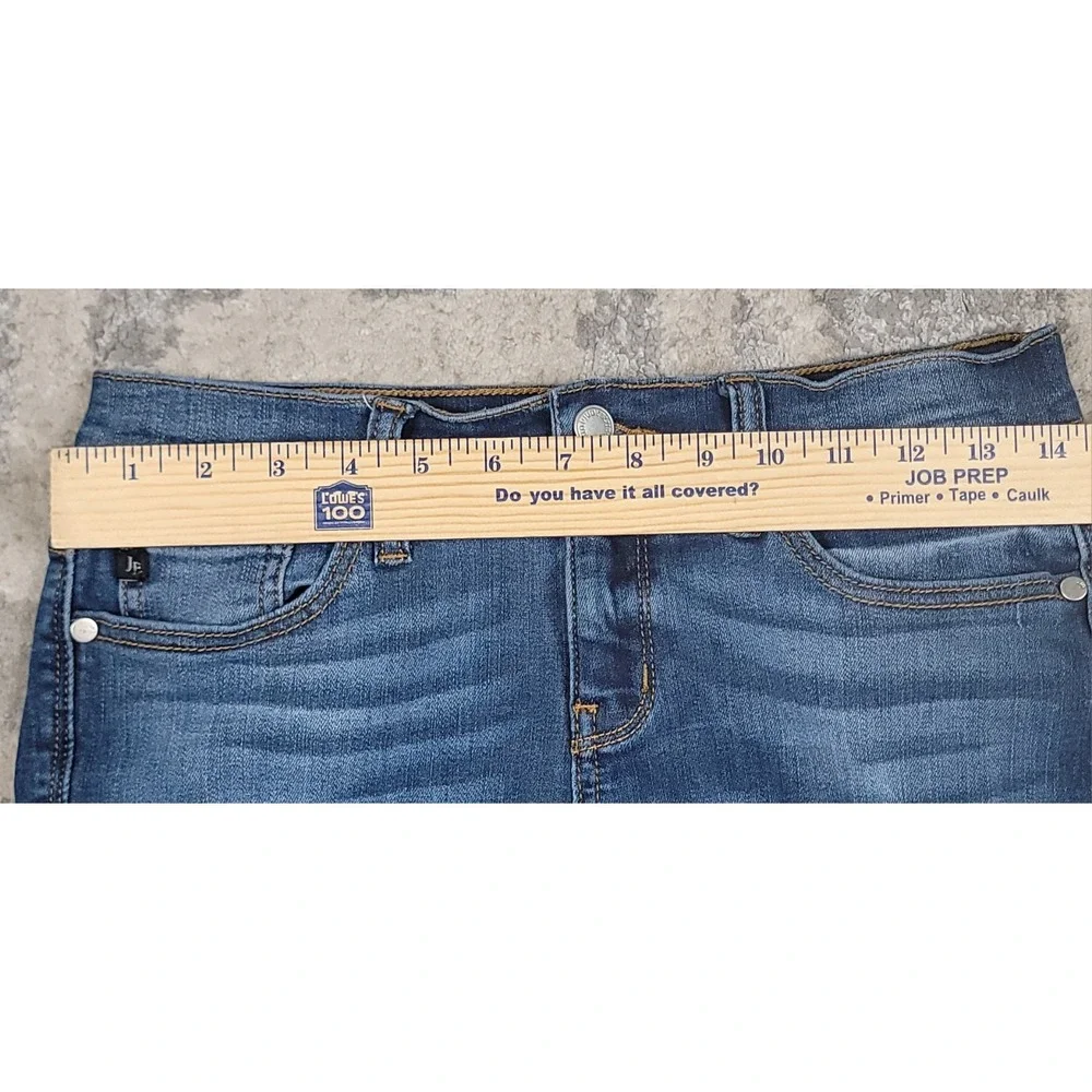 Judy Blue Straight Fit Jeans Womens Sz 9/29x31 Distressed Stretch Denim JB8277DK